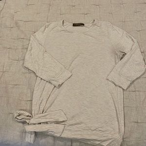 Great condition! Super soft casual shirt with tie at waist